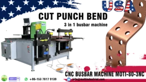 CNC busbar processing machine heavy-duty type of MOTI-80-3NC shipping to United States Of America